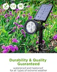 2 in 1 Waterproof Outdoor Walllight With 200 LED
